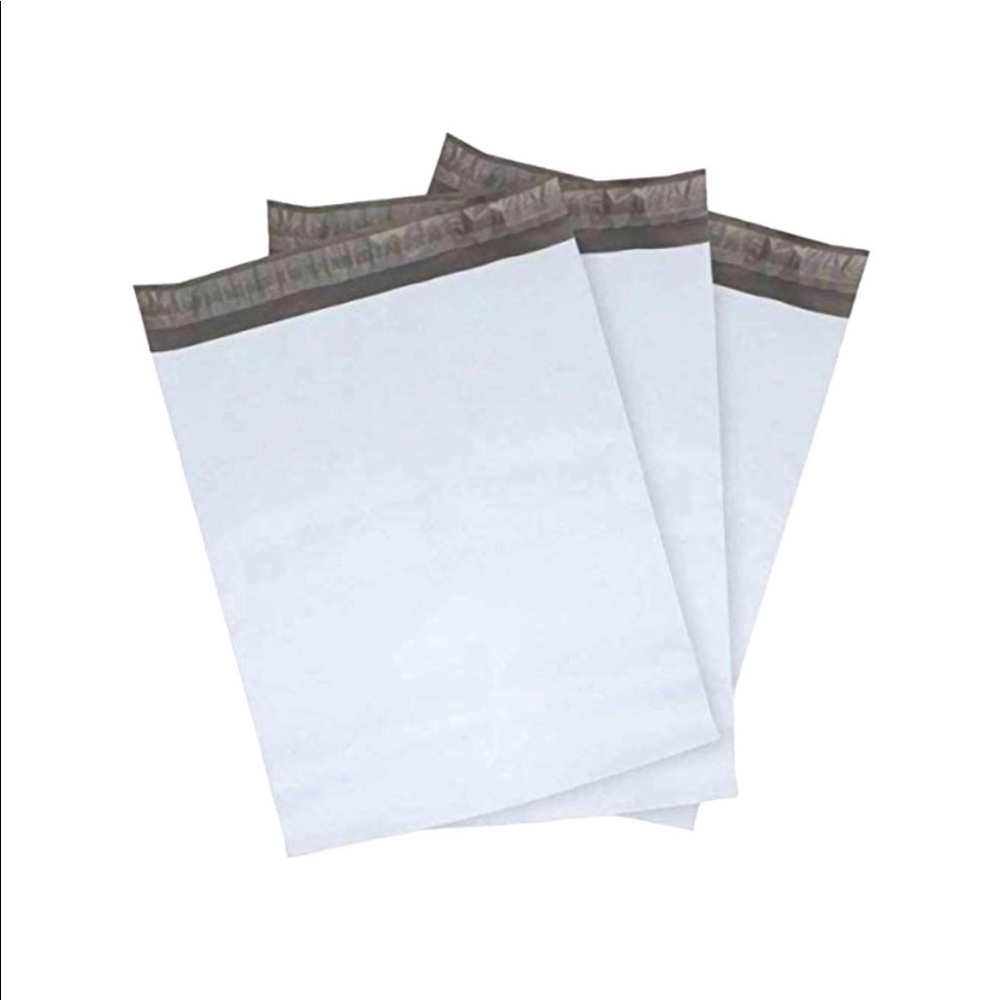 20 White Poly Mailer Envelopes Shipping Bags with Adhesive seal